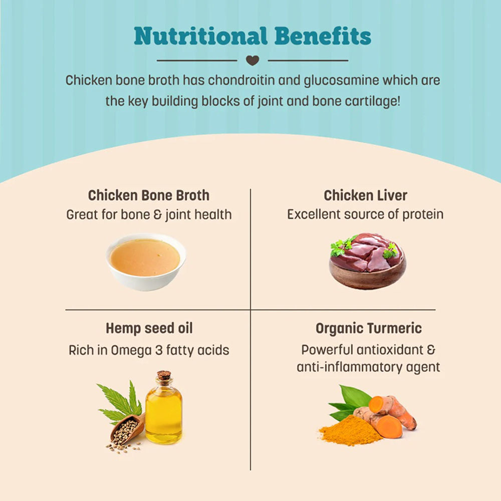 Huft Gluten Free Nutri Chicken Liver Recipe Hip Joint Support Dog Treats - Image 3