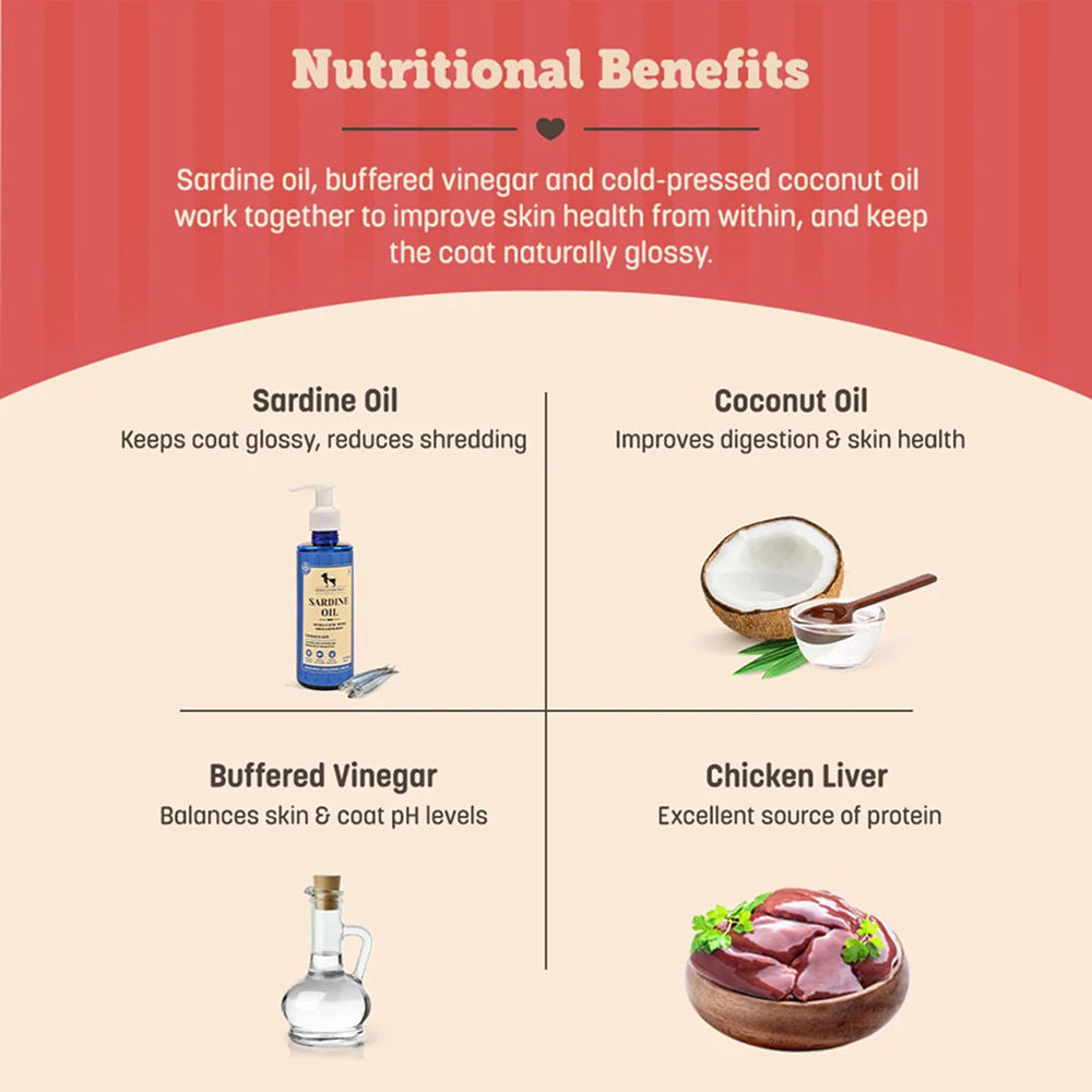 Huft Gluten Free Nutri Chicken Liver Recipe Skin Coat Support Dog Treats - Image 3