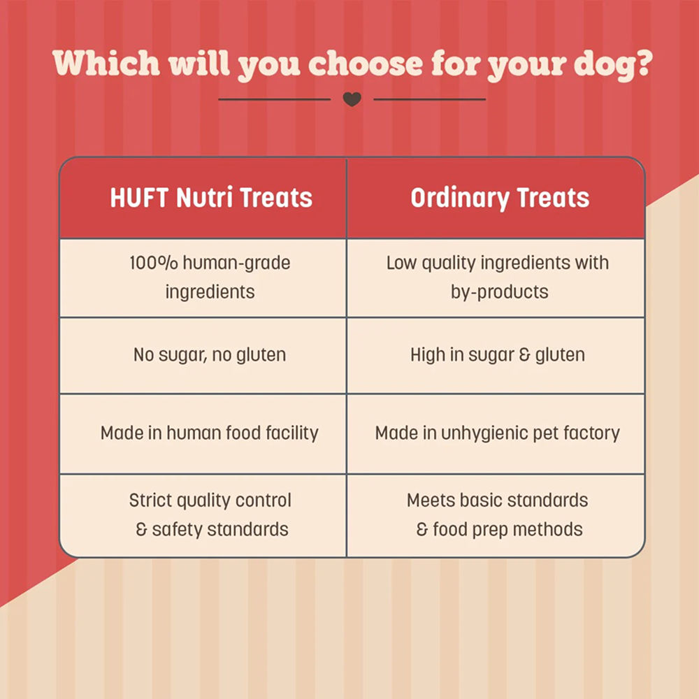 Huft Gluten Free Nutri Chicken Liver Recipe Skin Coat Support Dog Treats - Image 4