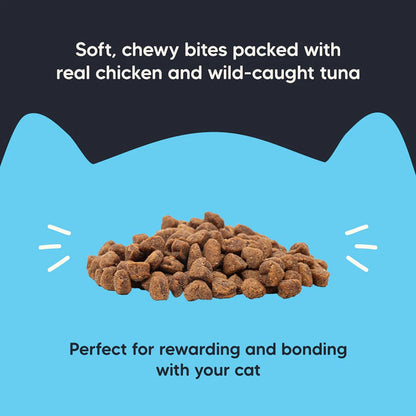 HUFT Meowsi Light Tuna & Chicken Soft Cat Treats — side view