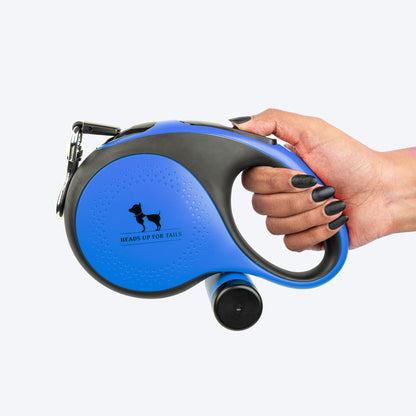 HUFT Retractable Leash With Poop Bag Dispenser for Dogs — detail shot