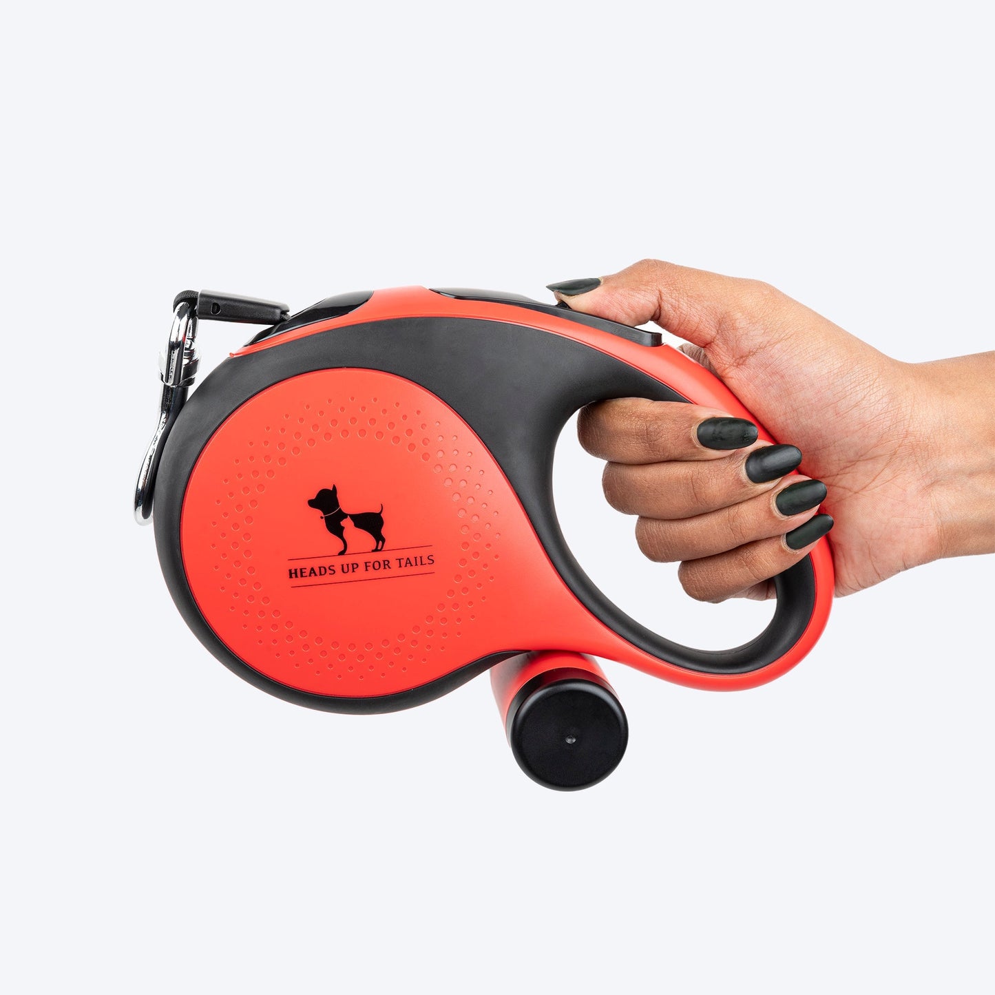 HUFT Retractable Leash With Poop Bag Dispenser for Dogs — detail shot