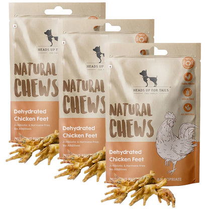 Huft Saras Dehydrated Chicken Neck Feet Dog Treats - Image 5