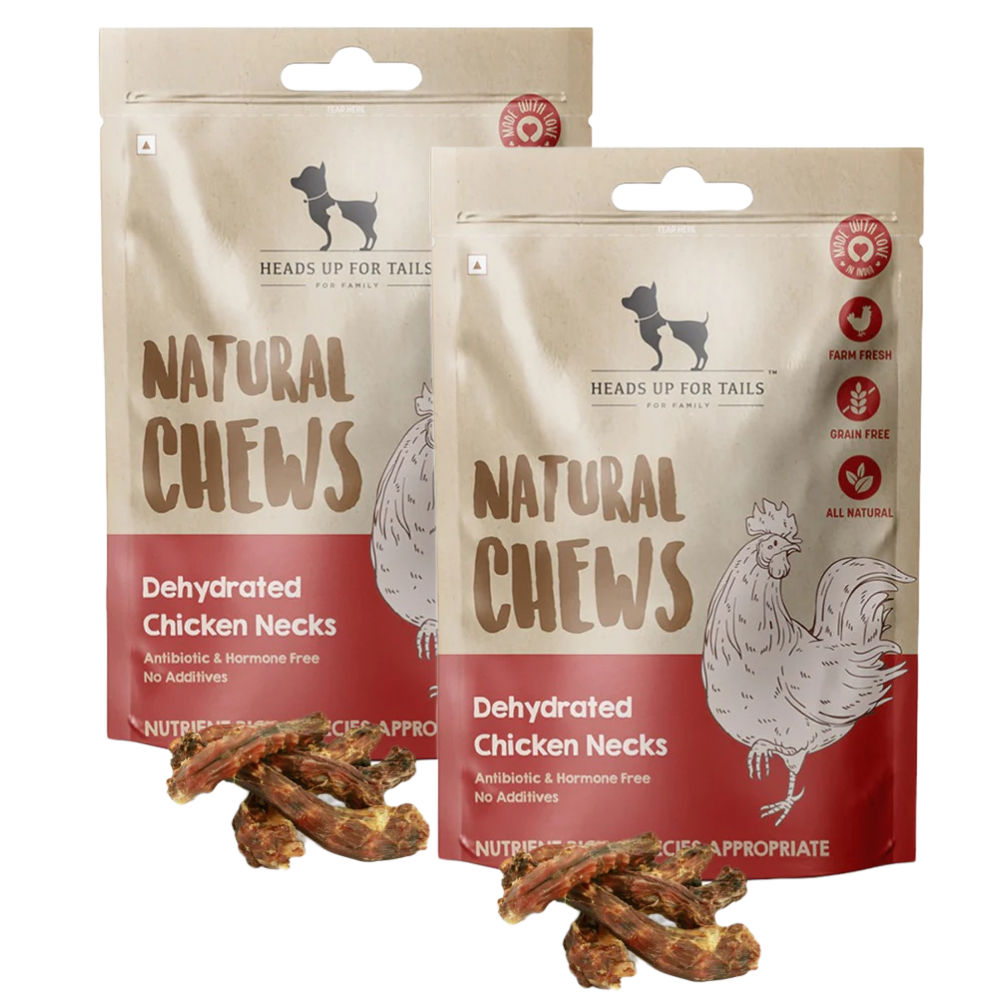 Huft Saras Dehydrated Chicken Neck Jerky Dog Treats - Image 3
