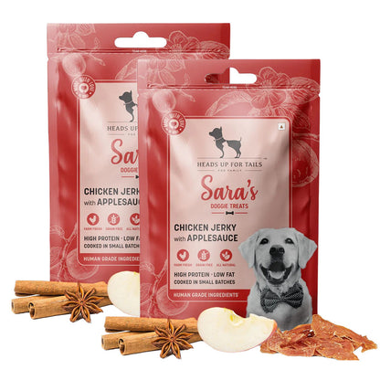 Huft Saras Doggie Chicken Jerky With Applesauce Dog Treats - Image 5