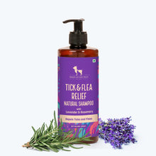 Huft Saras Natural Lavender Rosemary Flea Tick Relief Shampoo For Dogs