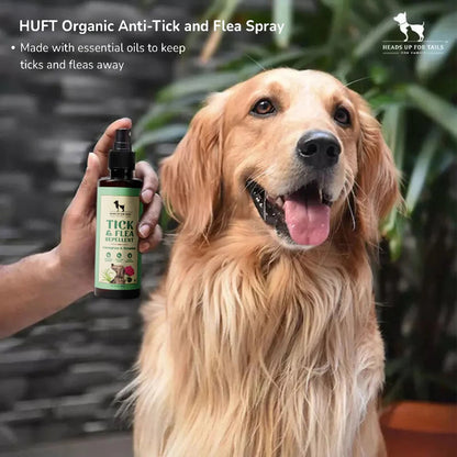 HUFT Sara's Organic Anti-Flea & Tick Spray for Dogs — detail shot