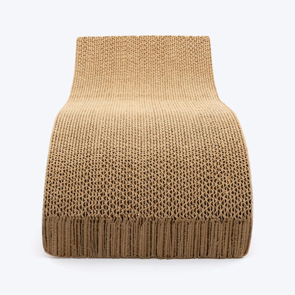 HUFT Sara's Scratchville Scratcher Toy for Cats — back view