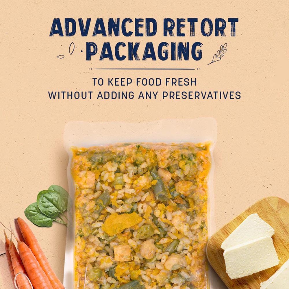 HUFT Sara's Wholesome Classic Paneer and Veggies Dog Wet Food — detail shot