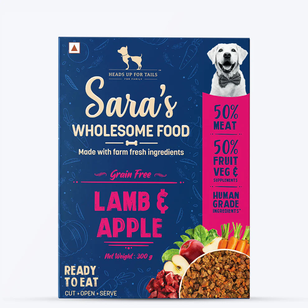 Huft Saras Wholesome Grain Free Lamb Apple Dog Wet Food