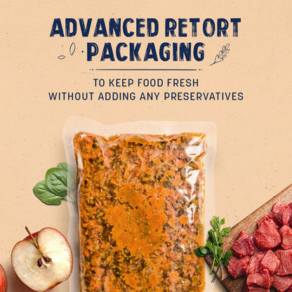 HUFT Sara's Wholesome Grain Free Lamb & Apple Dog Wet Food — detail shot