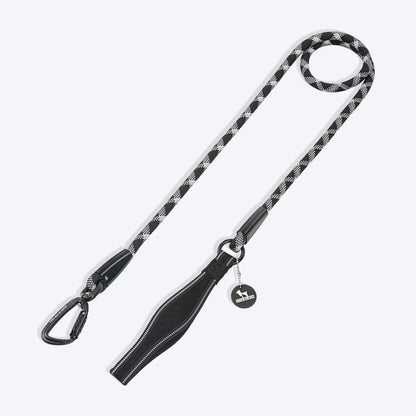 Huft Xplorers Rope Leash For Dogs Black