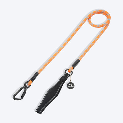 Huft Xplorers Rope Leash For Dogs Orange
