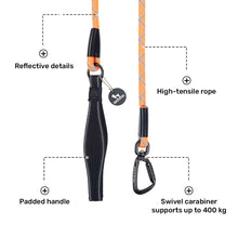 Huft Xplorers Rope Leash For Dogs Orange - Image 2