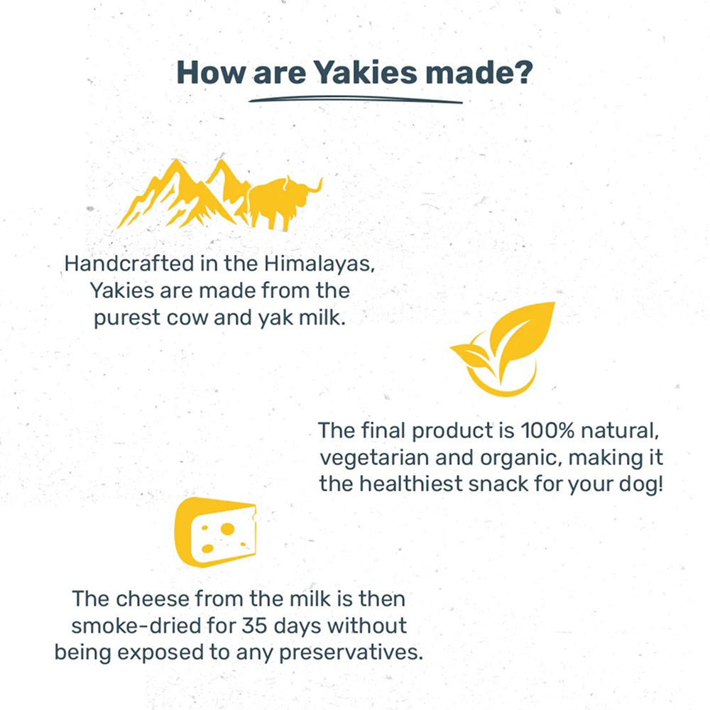 HUFT Yakies 100% Natural and Vegetarian Gluten Free Chew Bone for Dogs — detail shot