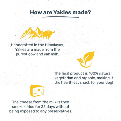 HUFT Yakies 100% Natural and Vegetarian Gluten Free Chew Bone for Dogs — detail shot