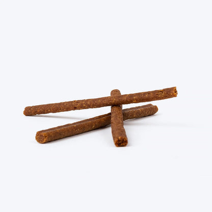 HUFT Yum Nums Blueberry with Real Chicken Soft & Chewy Sticks Dog Treats — back view