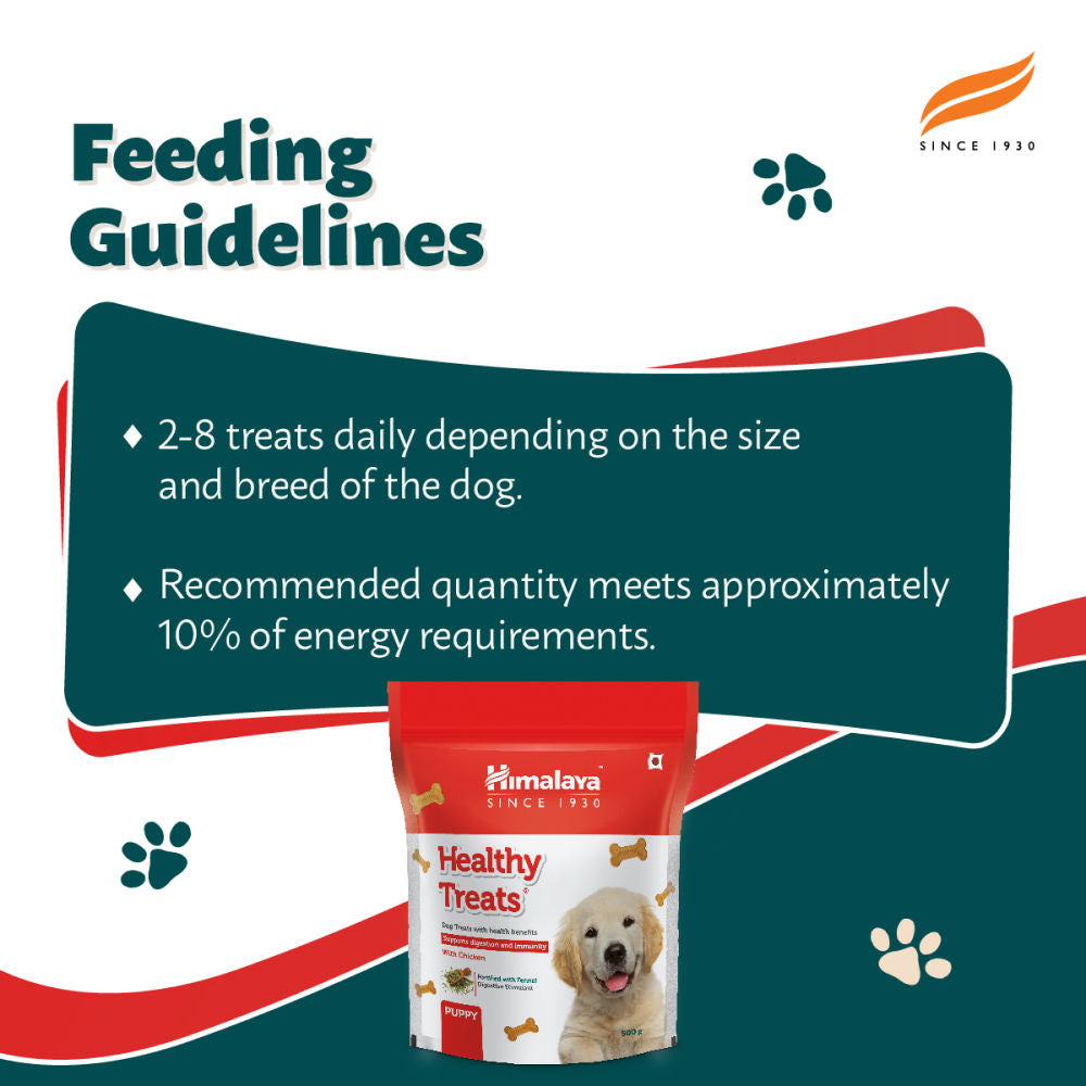Himalaya Chicken Healthy Treats for Puppies — back view