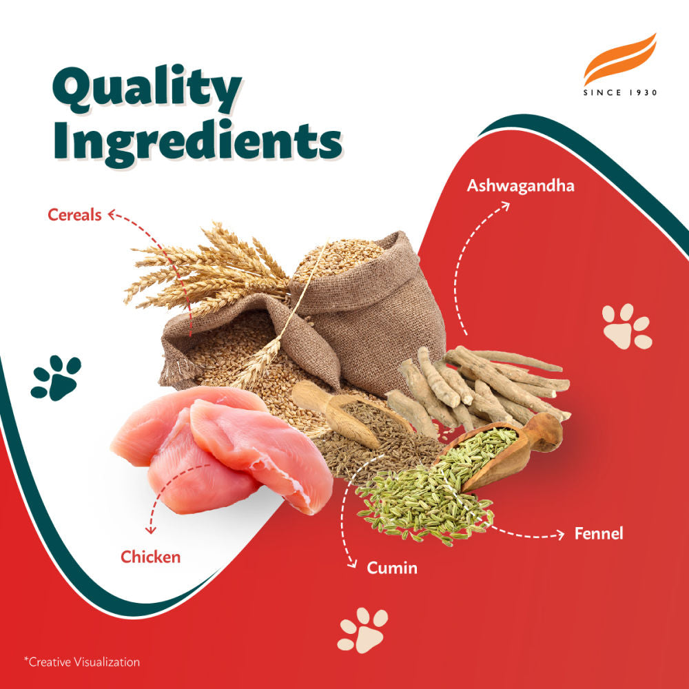 Himalaya Chicken Healthy Treats for Puppies — in use