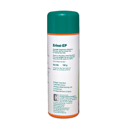 Himalaya Erina EP Flea and Tick Powder for Dogs and Cats — side view