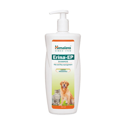Himalaya Erina EP Tick and Flea Shampoo for Dogs and Cats — side view