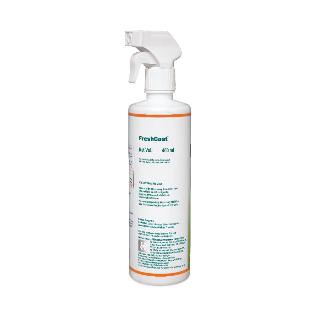 Himalaya Fresh Coat No Rinse Spray for Dogs and Cats — side view