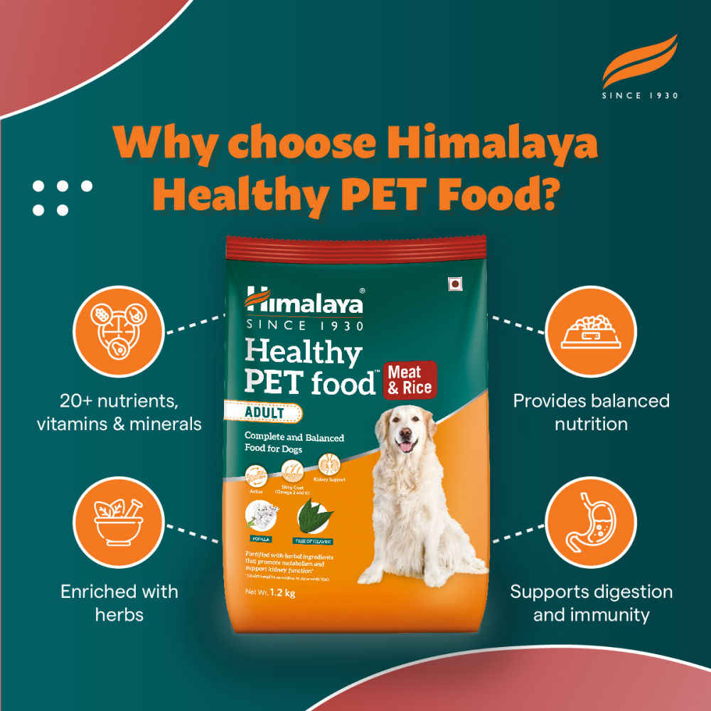 Himalaya Meat & Rice Healthy Pet Adult Dog Dry Food — detail shot