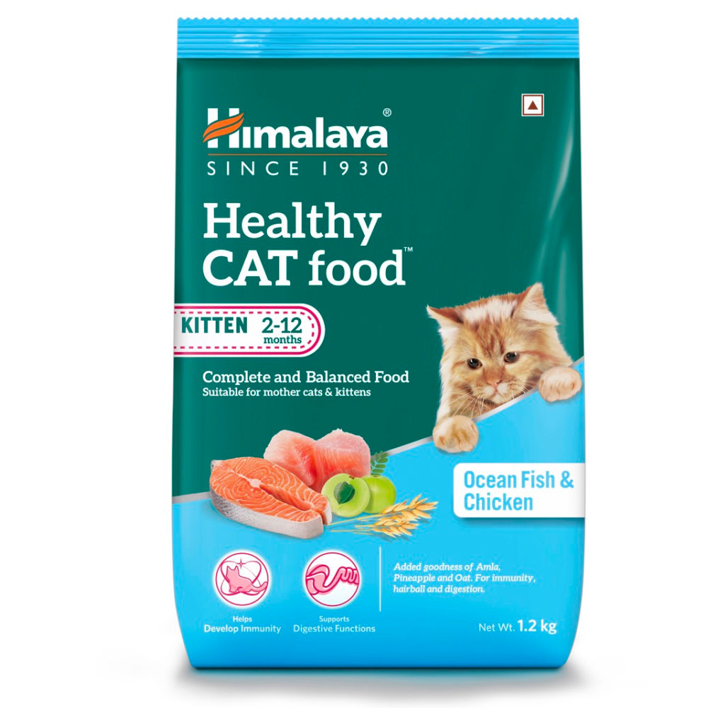 Himalaya Ocean Fish & Chicken Healthy Mother & Kitten Cat Dry Food — side view