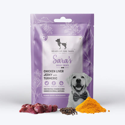 HUFT Sara's Doggie Chicken Liver With Turmeric Dog Treats — image 6