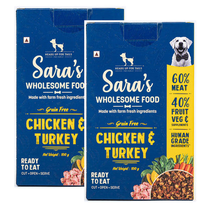 huft-saras-wholesome-grain-free-chicken-turkey-dog-wet-food 2x100g