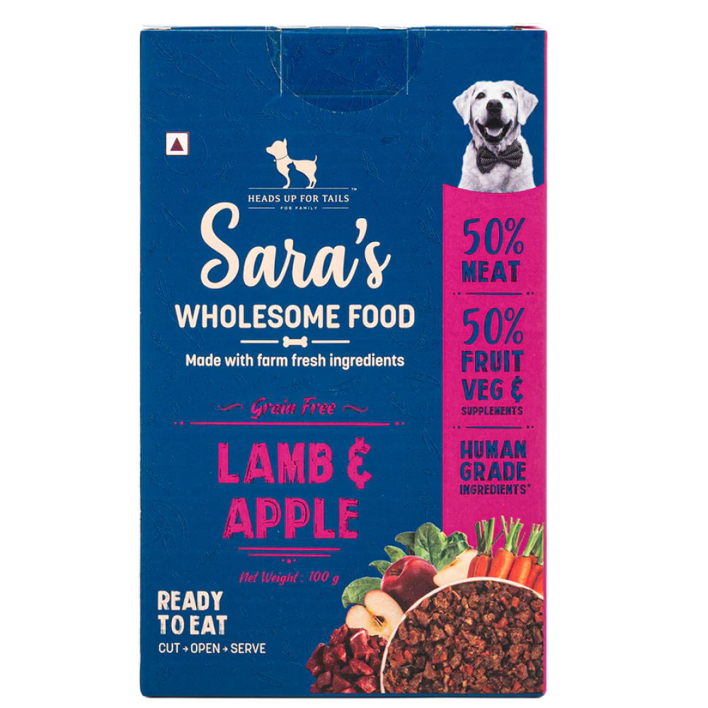 huft-saras-wholesome-grain-free-lamb-apple-dog-wet-food 100g