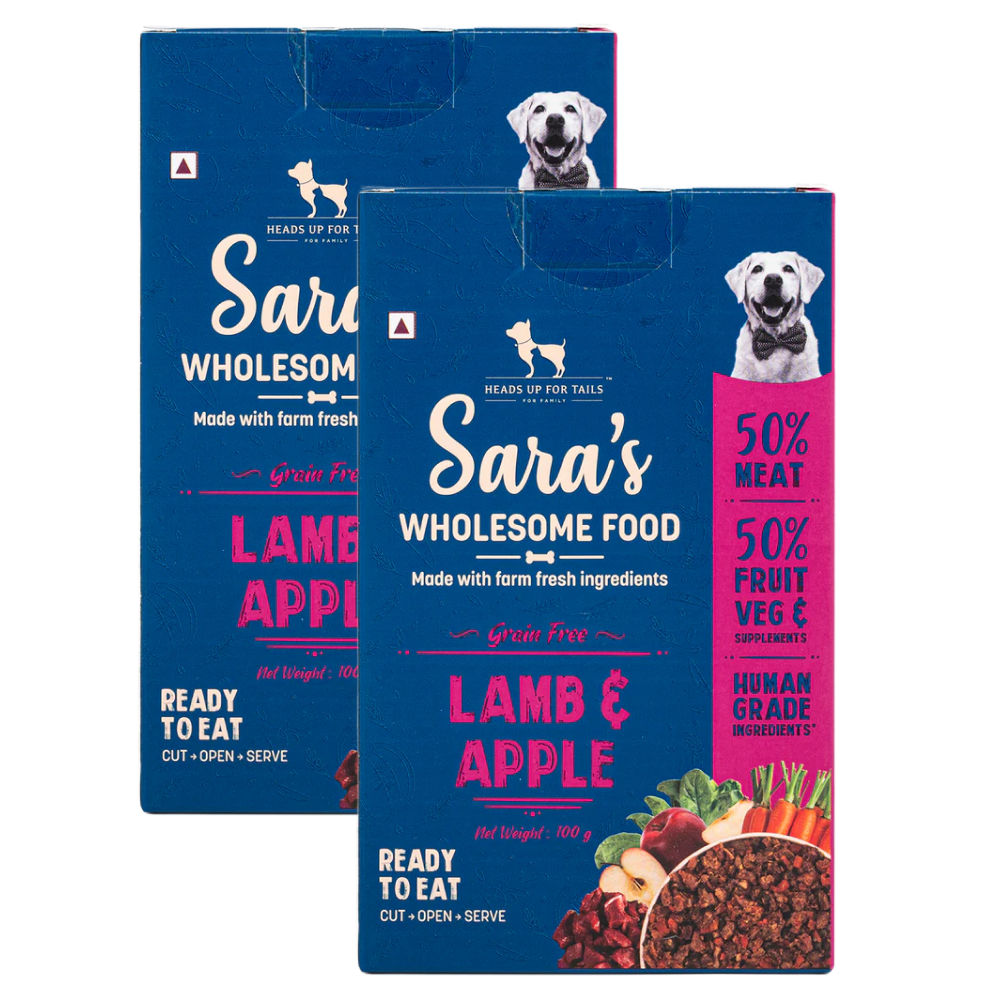 huft-saras-wholesome-grain-free-lamb-apple-dog-wet-food 2x100g