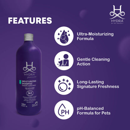 Hydra Groomers Champu Hidratante Moisturizing Shampoo for Cats & Dogs — side view