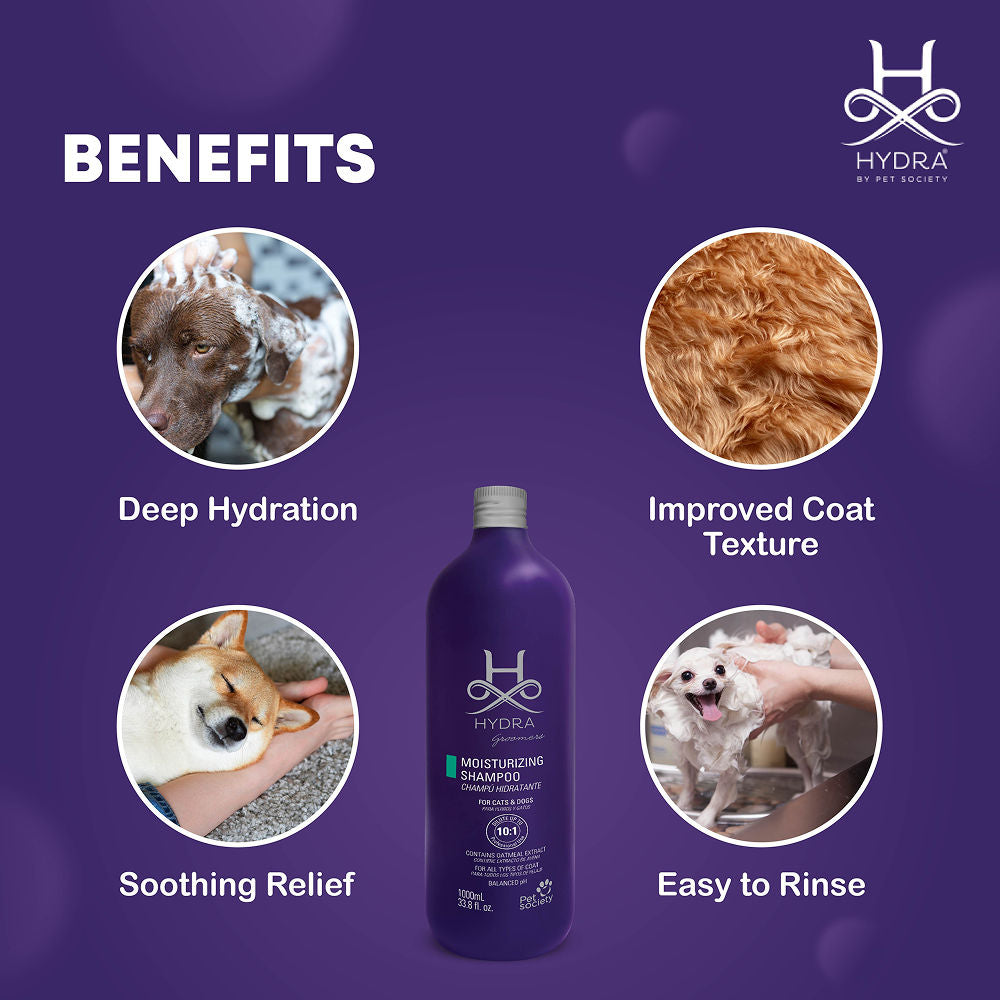 Hydra Groomers Champu Hidratante Moisturizing Shampoo for Cats & Dogs — back view