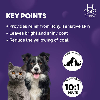 Hydra Groomers Champu Hidratante Moisturizing Shampoo for Cats & Dogs — detail shot