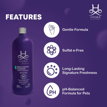 Hydra Groomers Extra Soft Facial Ultra Gentle Face & Body Shampoo for Cats & Dogs — side view