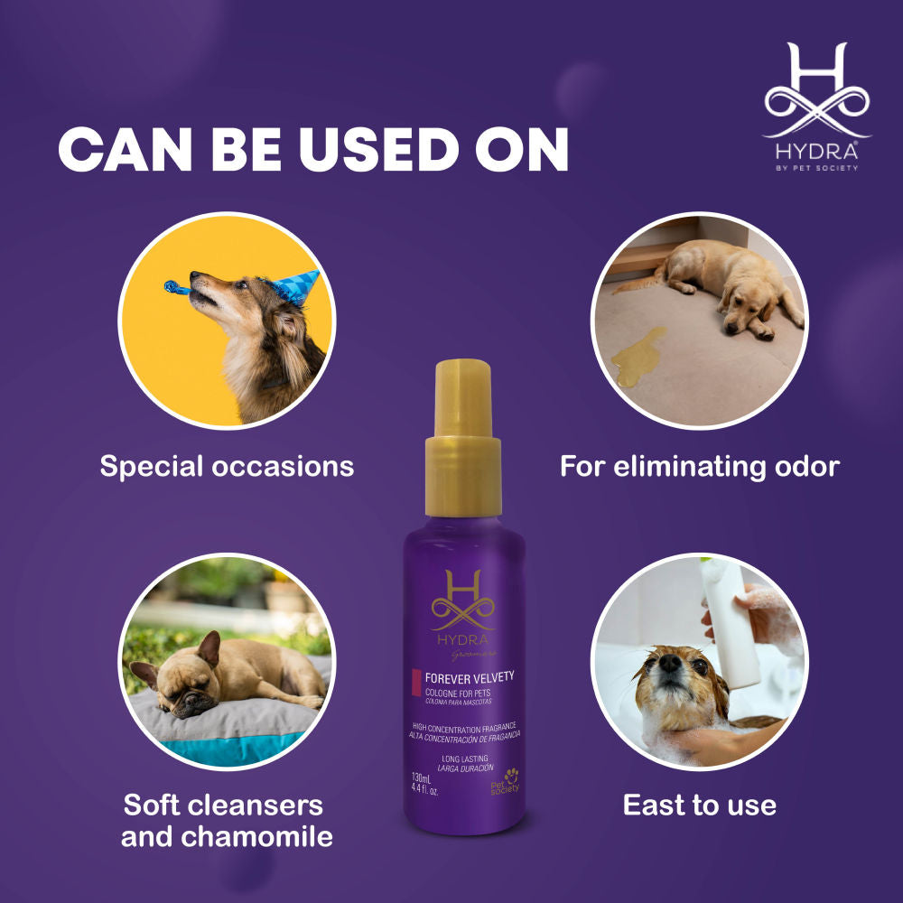 Hydra Groomers Forever Velvety Cologne for Dogs and Cats — side view