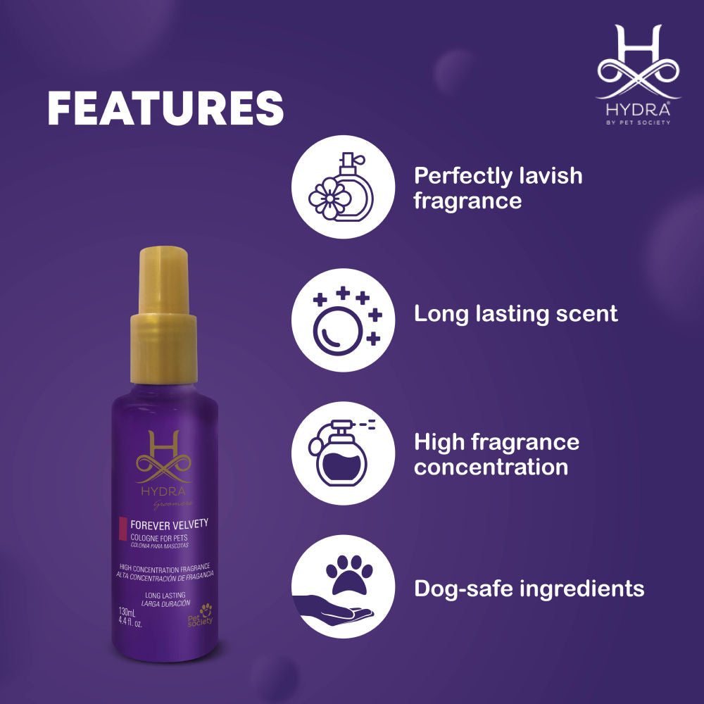 Hydra Groomers Forever Velvety Cologne for Dogs and Cats — back view