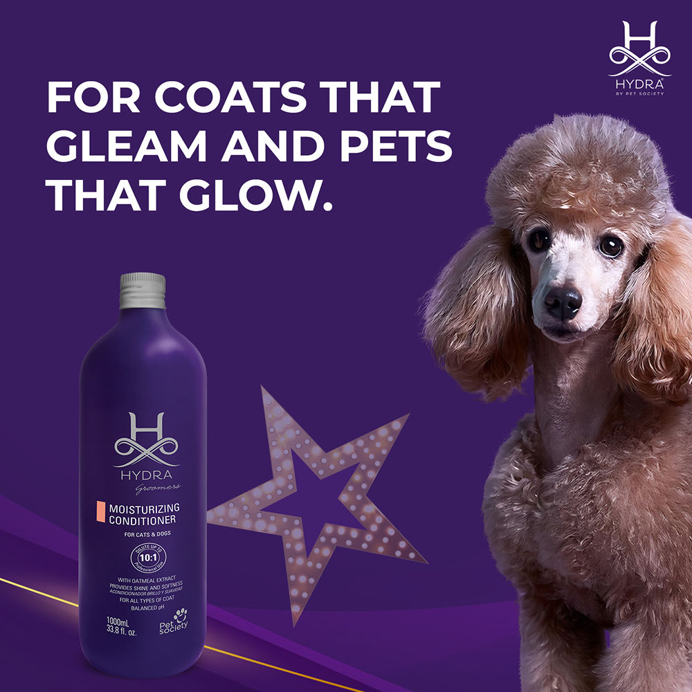 Hydra Groomers Oatmeal Moisturizing Conditioner for Cats & Dogs — detail shot