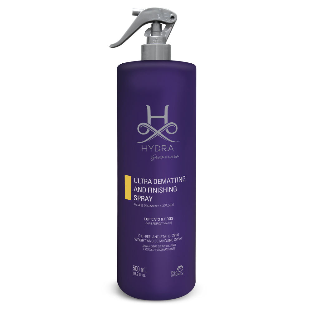 Hydra Groomers Ultra Dematting & Finishing Spray for Dogs and Cats — side view