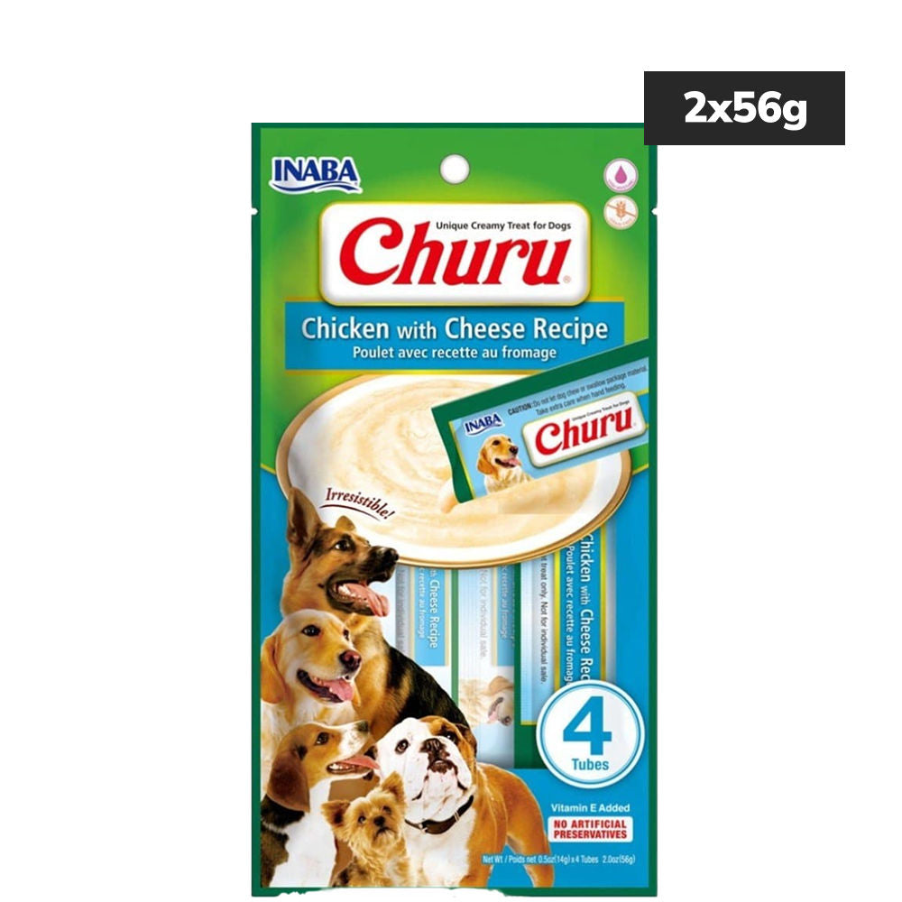 inaba-churu-chicken-with-cheese-flavour-dog-treat 2x56g(4pcs)