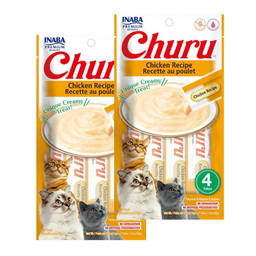 INABA Churu Chicken Creamy Cat Treats — detail shot