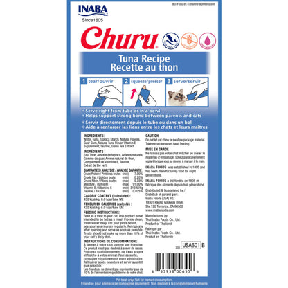 INABA Churu Tuna Cat Treats — side view