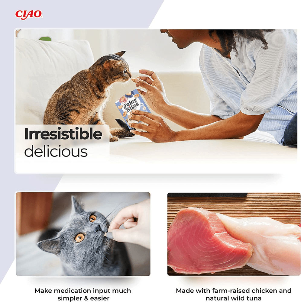 INABA Juicy Bites Scallop and Crab Flavoured Cat Treats — back view