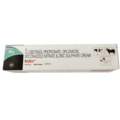 Intas Kiskin Ointment (Cream) (Corticosteroid) for Dogs and Cats — detail shot