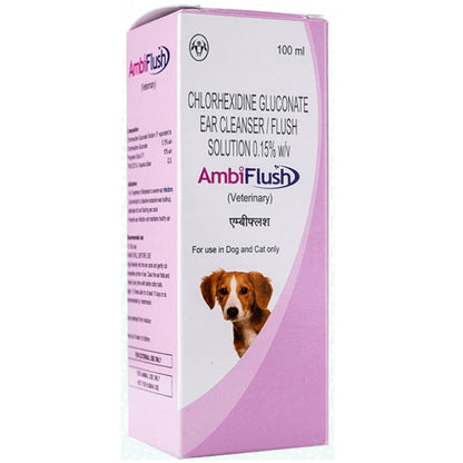 Intas Ambiflush Ear Cleanser for Dogs and Cats — side view