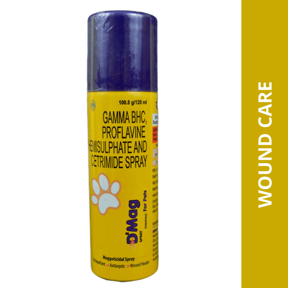 Intas D Mag Wound Care Spray For Dogs