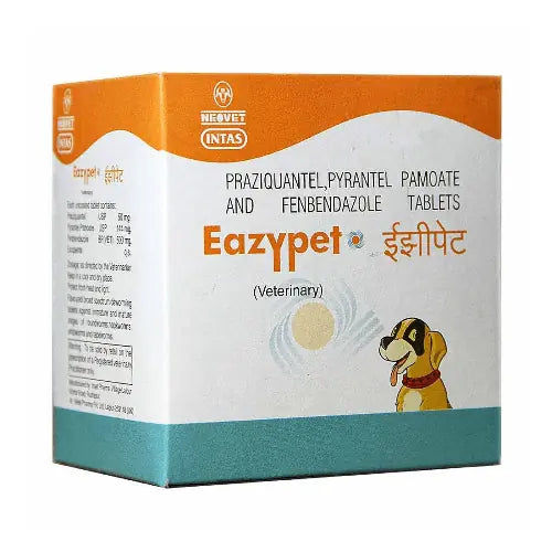 Intas Eazypet Dog Deworming Tablet — side view