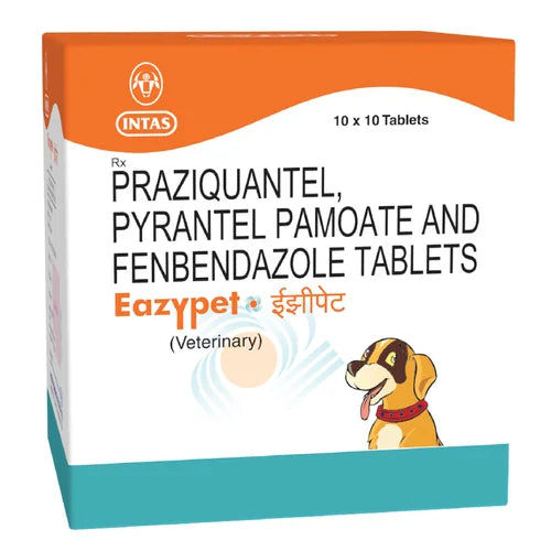 Intas Eazypet Dog Deworming Tablet — back view