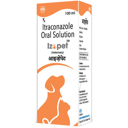 Intas Izopet Itraconazole Syurp For Dogs And Cats 100Ml - Image 2